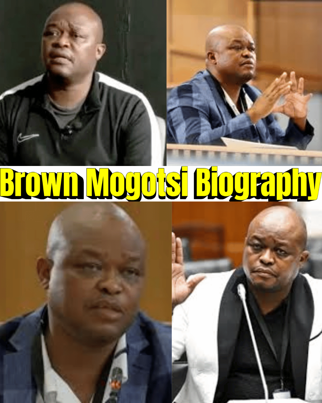 Brown Mogotsi Biography: Age, Wife, Political Career, ANC Role & Latest News