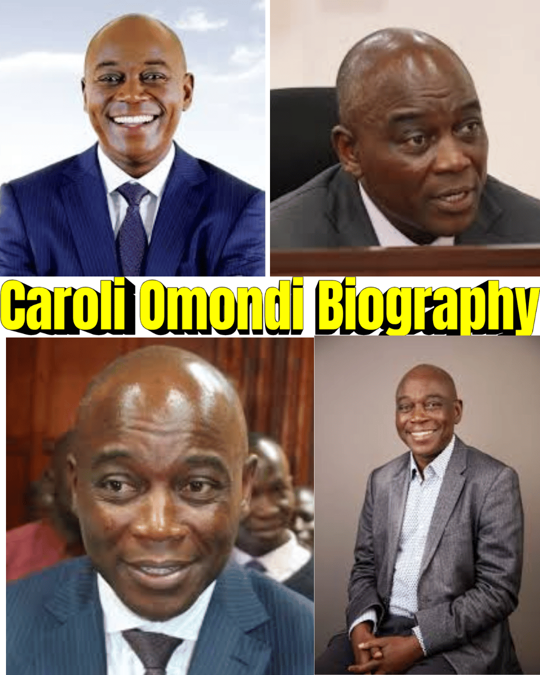 Caroli Omondi Biography – Age, Education, Career, Family & Political Profile