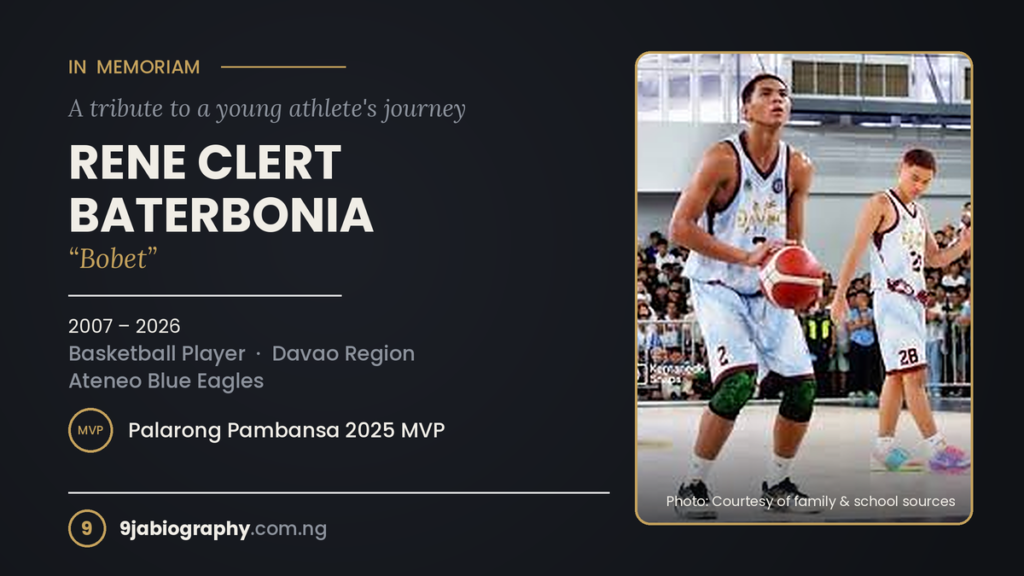 Rene Clert "Bobet" Baterbonia Biography: Early Life, Basketball Career, Age, and Family